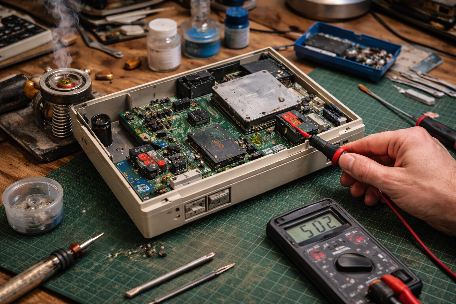 Vintage Game Console Restoration