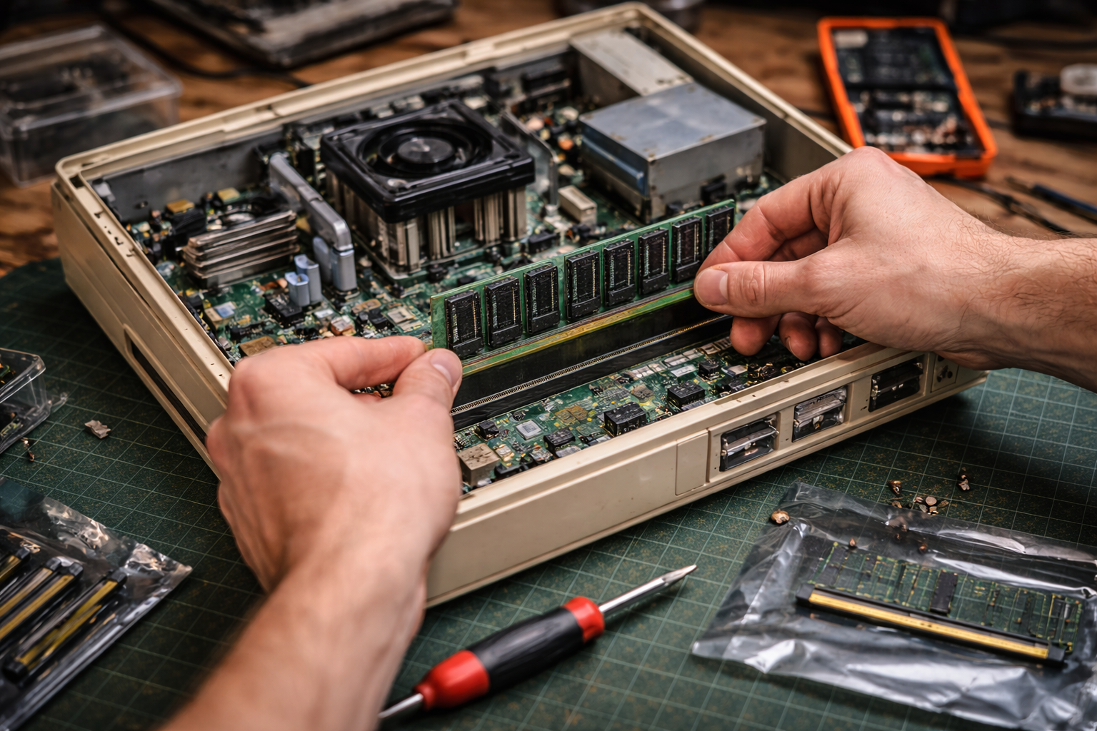 Vintage Computer Hardware Upgrade